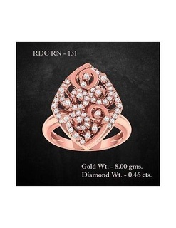 squillare 131 gioielleria sterlina nozze Fidanzamento gioiello stampabile solitario gemma diamante oro anelli lusso prezioso platino cocktail 3d print model - Mito3D