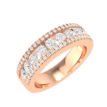 anel 141212 noivado casamento diamante imprimível platina jóias banda ouro joalheria coquetel brilhante precioso gema luxo esterlina senhores noivo unissex argolas 3d print model - Mito3D