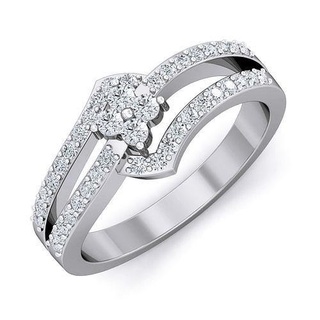 anillo 14 platino diamante oro joyería joya anillos Boda libra esterlina compromiso imprimible precioso lujo plata 3d print model - Mito3D