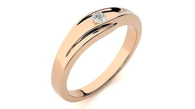 squillare 217 fidanzamento nozze diamante stampabile platino gioielleria gruppo musicale oro brillante prezioso gemma lusso sterlina anelli solitario 3d print model - Mito3D