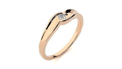 anel 219 noivado casamento diamante imprimível platina jóias banda ouro joalheria brilhante precioso gema luxo esterlina argolas solitário 3d print model - Mito3D