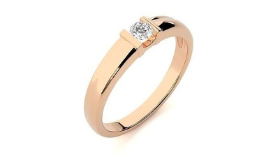 squillare 231 Fidanzamento nozze diamante stampabile platino gioielleria gruppo musicale oro brillante prezioso gemma lusso sterlina anelli solitario 3d print model - Mito3D