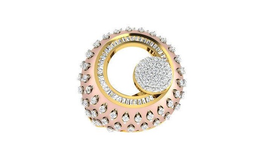 bague 239 diamant platine engagement mariage imprimable bijoux or cocktail brillant précieux gemme luxe sterling anneaux 3d print model - Mito3D