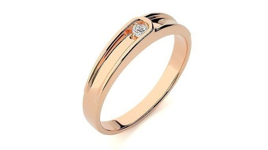 squillare 240 Fidanzamento nozze diamante stampabile platino gioielleria gruppo musicale oro brillante prezioso gemma lusso sterlina anelli solitario 3d print model - Mito3D