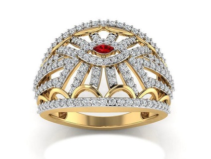 squillare 244 diamante platino Fidanzamento nozze stampabile gioielleria oro cocktail brillante prezioso gemma lusso sterlina anelli 3d print model - Mito3D