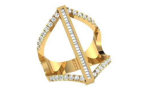 Ring 246 Diamant Platin Engagement Hochzeit druckbar Schmuck Gold Cocktail brillant wertvoll Juwel Luxus Sterling Ringe 3d print model - Mito3D