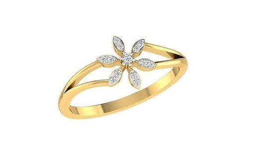 ring - 2476 rings wedding engagement jewel jewellery diamond printable gold jewelry light weight minimalist thin wt 3d print model - Mito3D