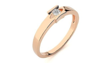 squillare 252 Fidanzamento nozze diamante stampabile platino gioielleria gruppo musicale oro brillante prezioso gemma lusso sterlina anelli solitario 3d print model - Mito3D