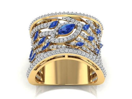 squillare 268 diamante platino Fidanzamento nozze stampabile gioielleria oro cocktail brillante prezioso gemma lusso sterlina anelli 3d print model - Mito3D