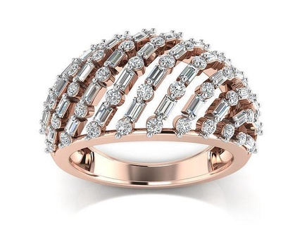 Ring 275 Diamant Platin Engagement Hochzeit druckbar Schmuck Gold Cocktail brillant wertvoll Juwel Luxus Sterling Ringe 3d print model - Mito3D