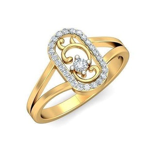 Ring 3012 Ringe druckbar Gold Diamant Schmuck Sterling Juwel Platin Hochzeit Engagement wertvoll Luxus Silber 3d print model - Mito3D