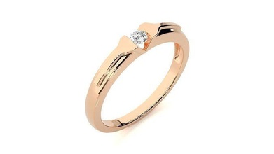 anel 346 noivado casamento diamante imprimível platina jóias banda ouro joalheria brilhante precioso gema luxo esterlina argolas solitário 3d print model - Mito3D