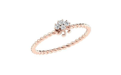 ring - 36 rings wedding engagement jewel jewellery diamond printable gold jewelry light weight minimalist thin wt 3d print model - Mito3D