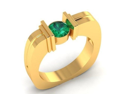 bague 3887 anneaux diamant or bijoux sterling gemme platine solitaire mariage engagement imprimable bijou précieux luxe argent 3d print model - Mito3D