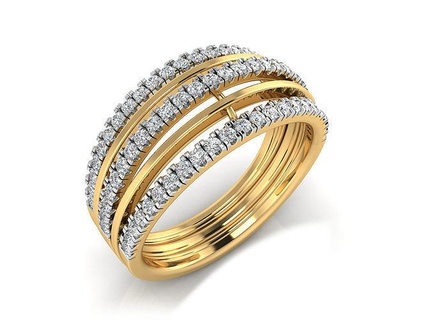 Ring 3895 Diamant Platin Engagement Hochzeit druckbar Schmuck Gold Cocktail brillant wertvoll Juwel Luxus Sterling Ringe 3d print model - Mito3D