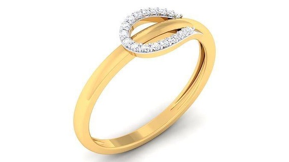 ring - 5256 gold rings diamond jewelry sterling gem platinum wedding engagement printable jewel jewellery precious luxury silver 3d print model - Mito3D