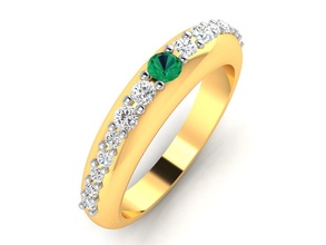 ring - 63203 engagement wedding gold platinum jewelry printable diamond brilliant precious gem luxury silver sterling rings 3d print model - Mito3D