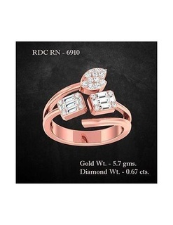 Ring 6910 Schmuck Sterling Hochzeit Engagement Juwel druckbar Solitär Diamant Gold Ringe Luxus wertvoll Platin Cocktail 3d print model - Mito3D