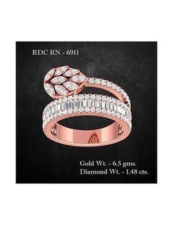 Ring 6911 Schmuck Sterling Hochzeit Engagement Juwel druckbar Solitär Diamant Gold Ringe Luxus wertvoll Platin Cocktail 3d print model - Mito3D