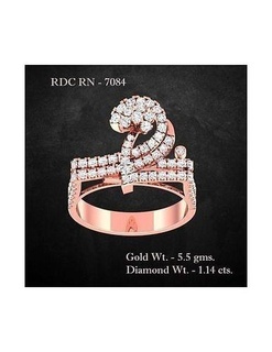 Ring 7084 Schmuck Sterling Hochzeit Engagement Juwel druckbar Solitär Diamant Gold Ringe Luxus wertvoll Platin Cocktail 3d print model - Mito3D