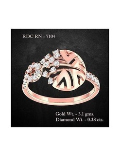 Ring 7104 Schmuck Sterling Hochzeit Engagement Schmuck Juwel druckbar Solitär Juwel Diamant Ring Gold Ring Diamant Engagement Ring Ringe Luxus wertvoll Platin Cocktail Ring Schmuck Ringe 3d print model - Mito3D