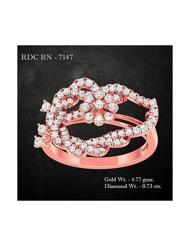 Ring 7147 Schmuck Sterling Hochzeit Engagement Juwel druckbar Solitär Diamant Gold Ringe Luxus wertvoll Platin Cocktail 3D print model - Mito3D