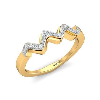 bague 7 diamant or imprimable sterling bijoux mariage engagement bijou solitaire gemme anneaux luxe précieux platine 3d print model - Mito3D