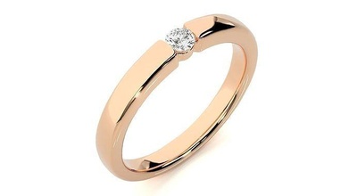 anel 875 noivado Casamento diamante imprimível platina jóias banda ouro joalheria brilhante precioso gema luxo esterlina argolas solitário 3d print model - Mito3D