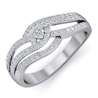 squillare 9 elegante diamante oro platino gioielleria anelli gemma nozze sterlina Fidanzamento stampabile gioiello prezioso lusso argento 3d print model - Mito3D