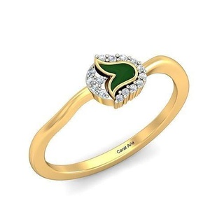 Ring 9 Ringe druckbar Gold Diamant Schmuck Sterling Juwel Platin Hochzeit Engagement wertvoll Luxus Silber 3d print model - Mito3D