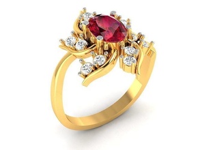 squillare diamante gioiello gioielleria orecchino collana argento nozze braccialetto anelli stampabile gemma sterlina moda engagement zaffiro pendente Fidanzamento 3d print model - Mito3D