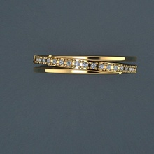 squillare oro argento diamante gioielleria stampabile gioiello Fidanzamento gemma moda brillante bellezza anelli pendente collana 3d print model - Mito3D