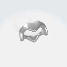 anel corações amar Projeto imprimível coração moda joalheria presente romântico noivado Casamento argolas 3d print model - Mito3D