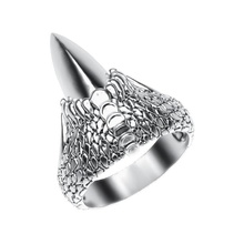 anillo 011 garra la joyería 3d el motorista de regalo oro estilo gótico joya mens las uñas nuevo platino sculp plata stl unguis hombre exclusivo los anillos 3d print model - Mito3D