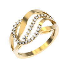 anel 017 leve 3d projeto diamante moda gema presente ouro jóia jóias joalheria senhoras moderno prata stl mulher mulheres argolas 3d print model - Mito3D