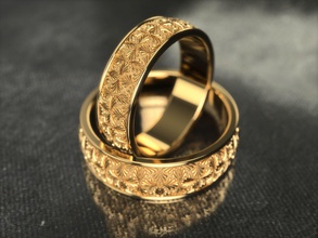 ring 0193 Schmuck Mode-ring prototyping bedruckbar ist engagement gold-ring Ringe 3d print model - Mito3D