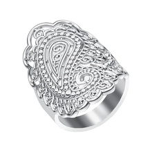 ring 020 patterns jewelry 3d design fashion gift gold jewel jewellery ladies new silver stl woman womens native folklore pattern vintage ornament rings 3d print model - Mito3D
