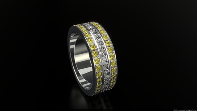 ring 0252 size-19 jewelry precious luxury platinum shining printable diamond fashion gold brilliant gem beauty sapphire brillant apparel rings 3d print model - Mito3D