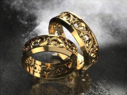 Ring 0261 Schmuck druckbar Hochzeit Diamant cad Mode Platin Gold Prototyp entwickeln Silber Sterling Ringe 3d print model - Mito3D