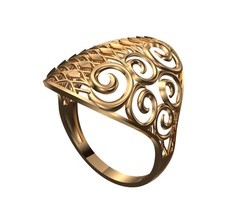 ring 03 jewelry diamond gold wedding men women precious engagement designer silver rings 3d print model - Mito3D