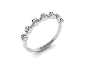 anel 100 minimalismo minimalizm ouro prata jóias jóia joalheria imprimível noivado moda casamento luxo fácil luz marca argolas 3d print model - Mito3D