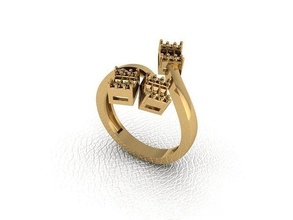 anel 100 ouro moda beleza diamante casamento jóia jóias joalheria pingente gema noivado imprimível brilhante prata esterlina safira argolas 3d print model - Mito3D
