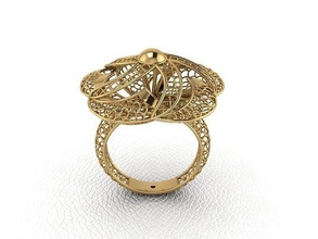 anel 100 ouro joalheria pingente noivado casamento platina imprimível prata gema celebração moda argolas beleza diamante Casamento jóia 3d print model - Mito3D