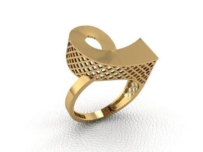 Ring 10 Gold Mode Schönheit Diamant Hochzeit Juwel Schmuck Anhänger Verlobungsring Ehe Platin druckbar Engagement Silber Feier Modering 3d print model - Mito3D