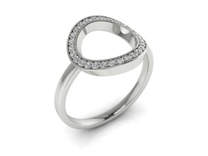 bague 102 de l'anneau le minimalisme minimalizm or d'argent bijoux imprimable l'engagement anneau mode la en mariage luxe facile lumière marque nouvelles les anneaux cercle 3d print model - Mito3D