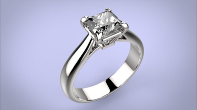 ring 10282 jewelry jewel diamond engagement jewellery gold rings 3d print model - Mito3D
