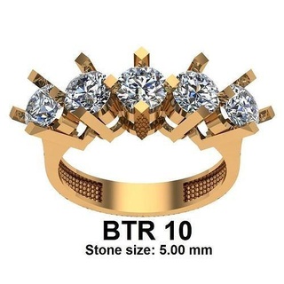 Ring 10 Ringe Schmuck Gold Diamant Juwel Silber Hochzeit Sterling engagem Mode Halskette Engagement brillant Solitär Armband 3d print model - Mito3D