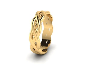 anillo de 10 la joyería 3d impresión oro plata dedo el colgante pulsera mano cráneo araña collar los auriculares boda compromiso anillos 3d print model - Mito3D