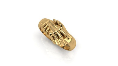 ring 10316 jewelry jewellery jewel gold rings 3d print model - Mito3D