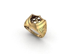 yüzük 103 altın moda güzellik elmas düğün mücevher takı kolye parlıyor gümüş hediye yazdırılabilir sterlin parlak safir 3d print model - Mito3D